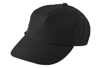 czapka z daszkiem czarna eko